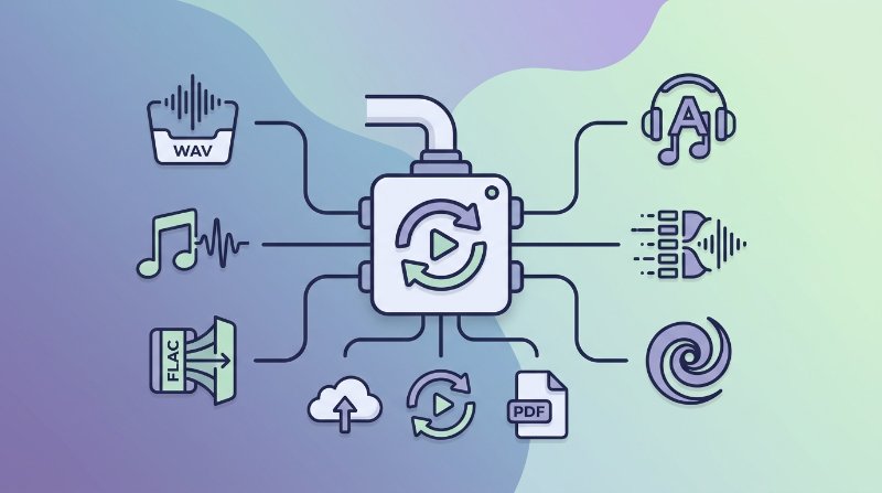 오디오 형식 변환 완전 정복: MP3, WAV, FLAC, M4A, AAC, OGG 비교와 변환법